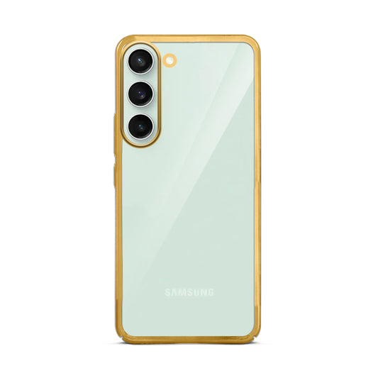 Crystal Clear Premium Shiny Edges Hard Back Case For Samsung S23 5G