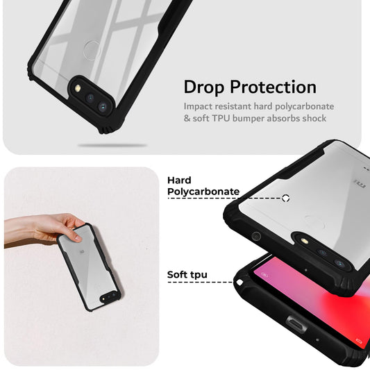 Premium Acrylic Transparent Back Cover for Redmi 6A