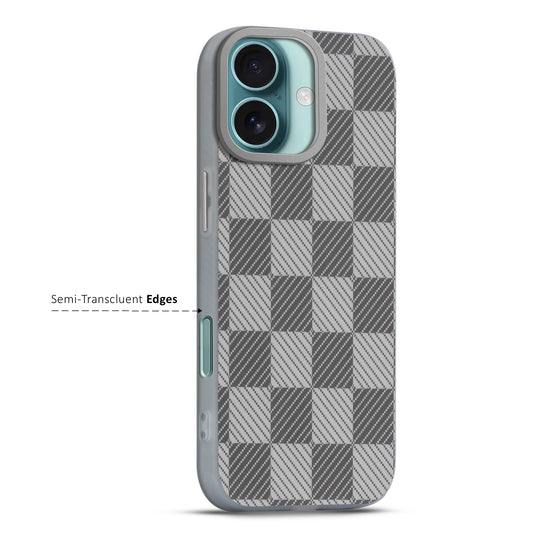 Elegant Hybrid Pattern Design Back Case For Apple iPhone 16 Plus