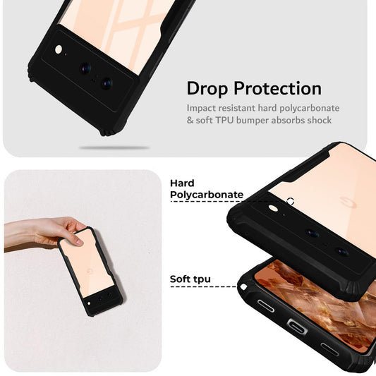 Premium Acrylic Transparent Back Cover for Google Pixel 8