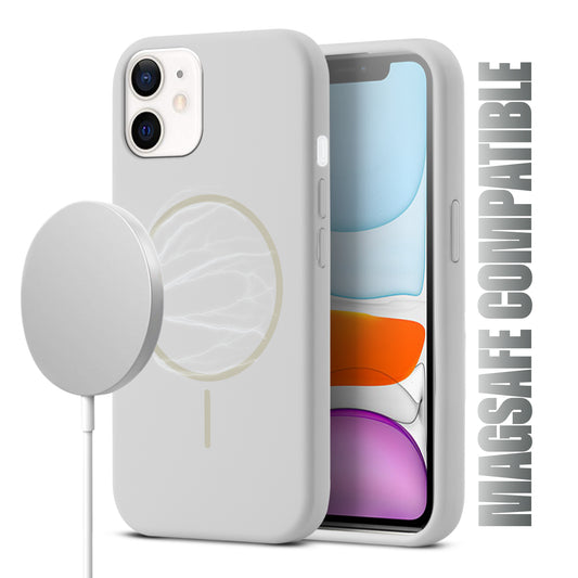 MagSafe Compatible Liquid Silicone Case For Apple iPhone 11