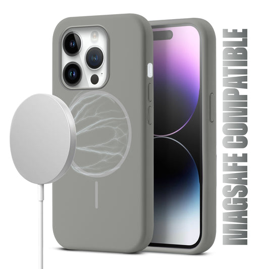MagSafe Compatible Liquid Silicone Case For Apple iphone 14 Pro Max