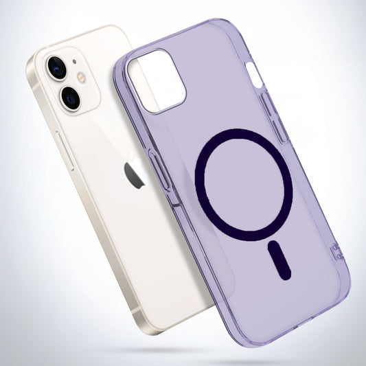 Colored Transparent Anti-Yellowing Magsafe Case For Apple iPhone 11