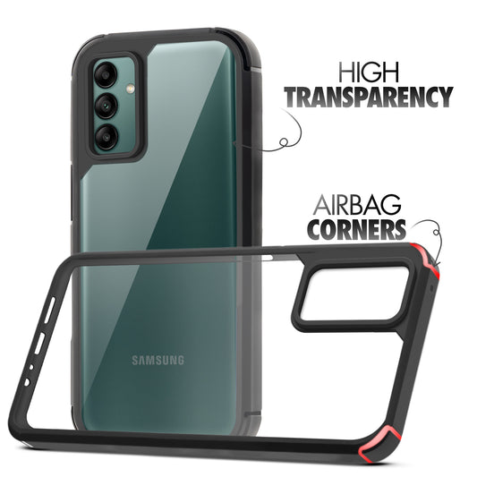 Silicone Border Transparent Back Cover for Samsung A04S