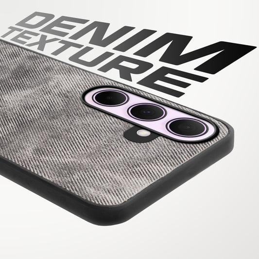 Classic Denim Finish Back Case for Samsung A35 5G with Raised Camera Edges & Micro-Fiber Lining