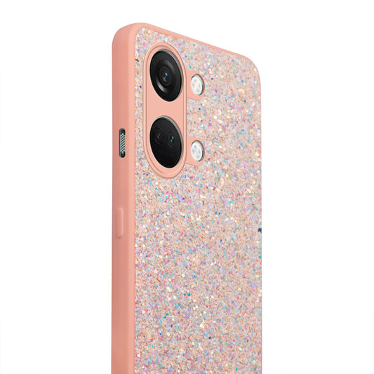 Sparkling Glitter Sequin Case with Camera Shield Back Cover For OnePlus Nord 3 5G