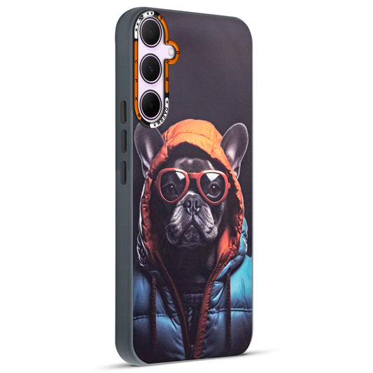 Dark Aesthetic Wild Animal Printed Back Cases For Samsung S24 FE 5G