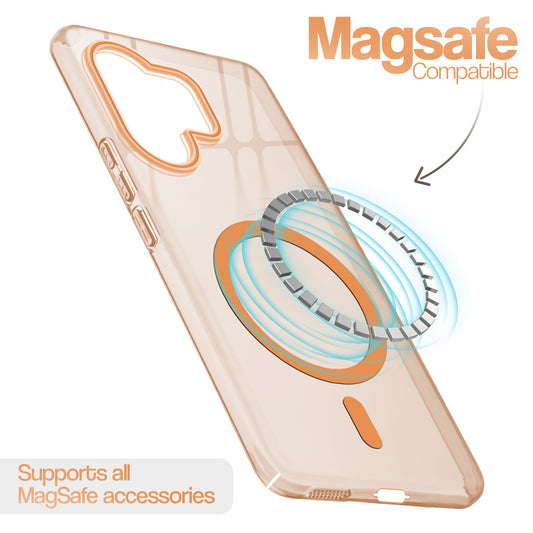Anti-Yellow Scratch Resistant Case Support Magnetic Accessories Back Cover For Vivo V60 5G