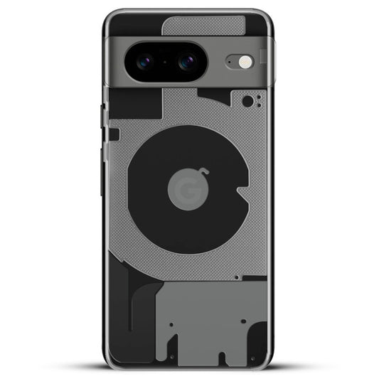 Soft Transparent Hybrid Slim Fit Frosted Matte Silicone TPU Back Cover for Google Pixel 8