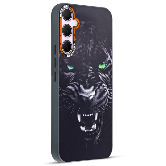 Dark Aesthetic Wild Animal Printed Back Cases For Samsung S24 FE 5G