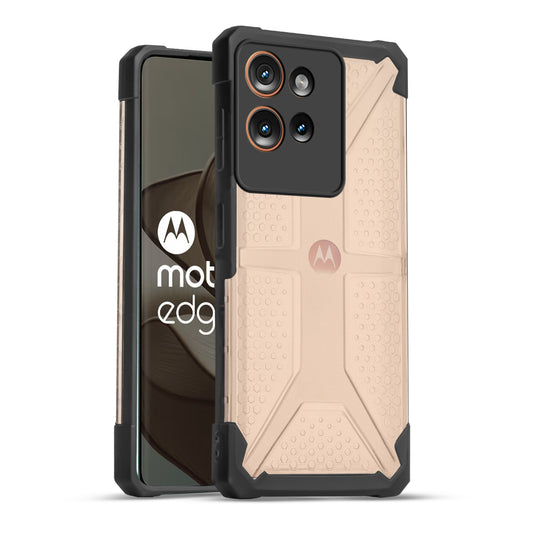 Impact-Resistant Frosty Case with Dual-Layer Protection Back Case For Motorola Moto Edge 50 5G
