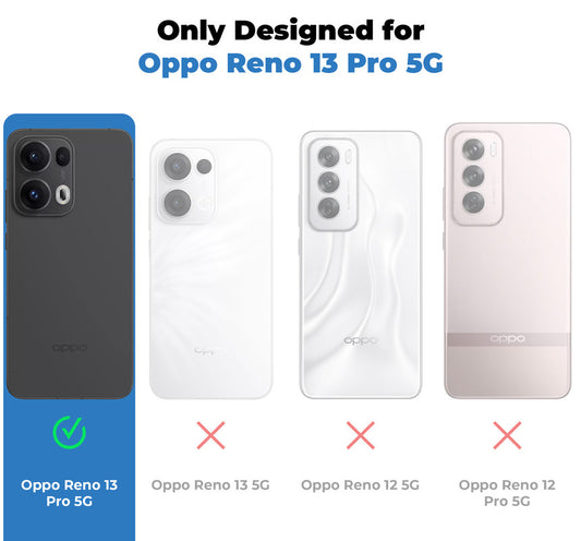 Silicone Border Transparent Back Cover for Oppo Reno 13 Pro 5G