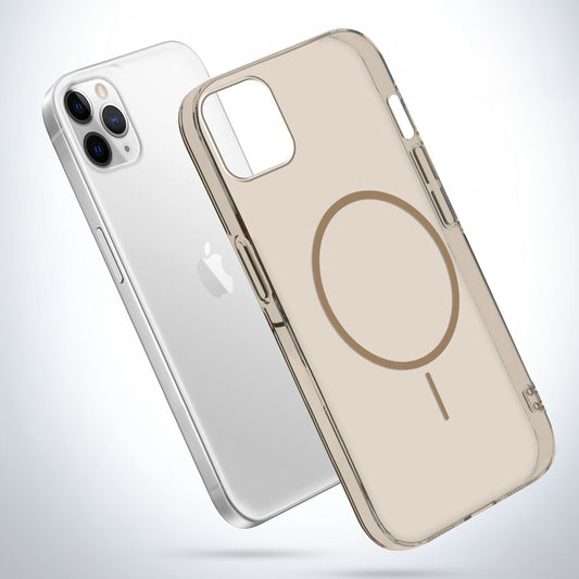 Colored Transparent Anti-Yellowing Magsafe Case For Apple iPhone 11 Pro