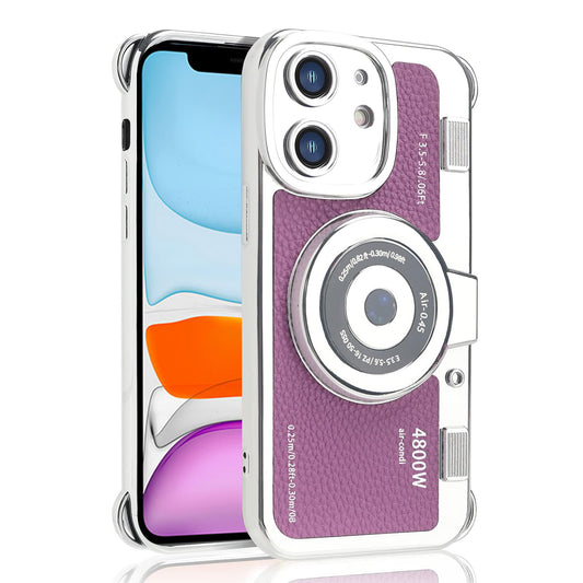 Cute 3D Vintage Camera Bag-Style Back Cover For Apple iPhone 11