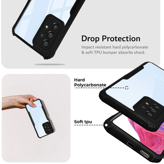 Premium Acrylic Transparent Back Cover for Samsung A53 5G