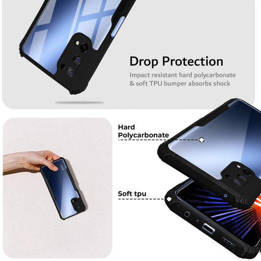 Premium Acrylic Transparent Back Cover for Realme Narzo 30 Pro