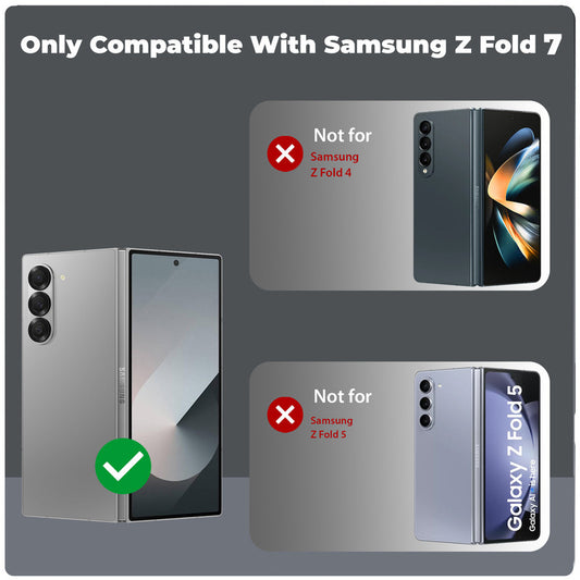 Anti-Yellowing Clear Case For Samsung Z Fold 7
