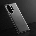 Crystal clear anti-yellow hard back case for Vivo T4 Pro 5G placed on surface showing slim profile and precise camera cutouts