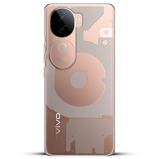 Soft Transparent Slim Fit Frosted Matte Silicone TPU Back Cover for Vivo V40e 5G