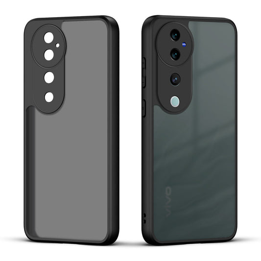 Semi-Transparent Premium Quality Back Cover Case for Vivo T3 Ultra 5G