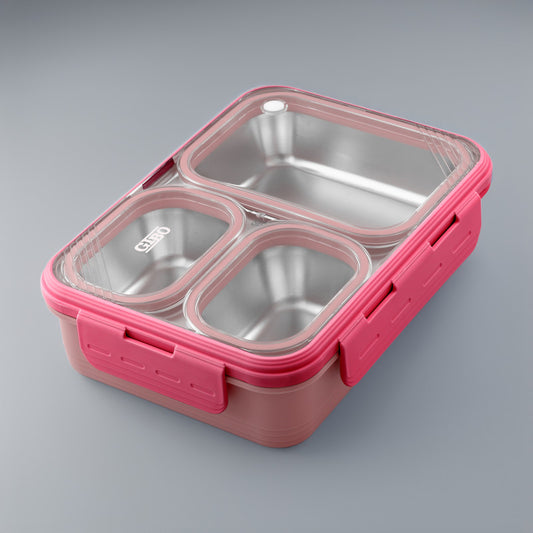 3-Compartment Leakproof Lunchbox