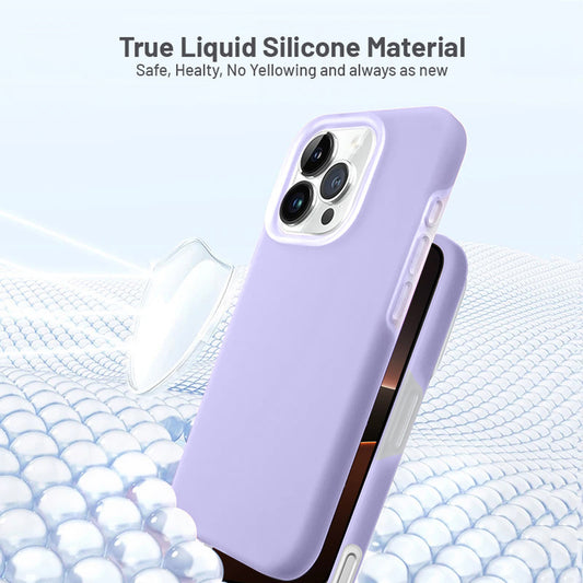 Smooth Touch Soft Silicone Back Case for Apple iPhone 16 Pro with Camera Protection for a Sleek and Stylish Look