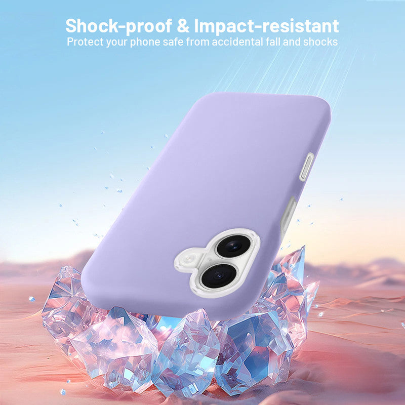Smooth Touch Soft Silicone Back Case for Apple iPhone 16 Plus with Camera Protection for a Sleek and Stylish Look