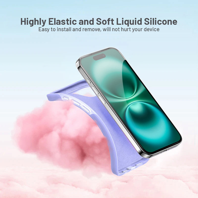 Smooth Touch Soft Silicone Back Case for Apple iPhone 16 Plus with Camera Protection for a Sleek and Stylish Look