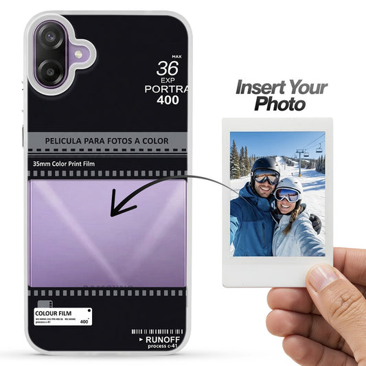 Designer Cover Case with Customizable Transparent Slot for Personalised Photos For Samsung M17e 5G