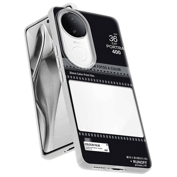 Designer Cover Case with Customizable Transparent Slot for Personalised Photos For Vivo V50e 5G