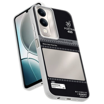 Designer Cover Case with Customizable Transparent Slot for Personalised Photos For Vivo Y19e