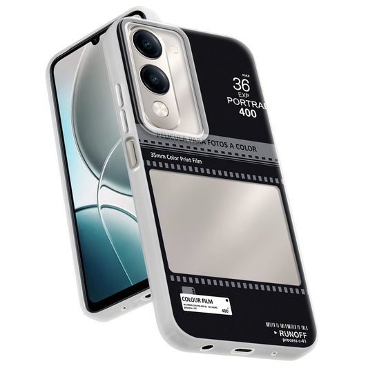 Designer Cover Case with Customizable Transparent Slot for Personalised Photos For Vivo Y19e