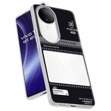 Designer Cover Case with Customizable Transparent Slot for Personalised Photos For Vivo T4R 5G