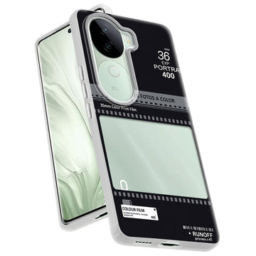 Designer Cover Case with Customizable Transparent Slot for Personalised Photos For Vivo V40e 5G