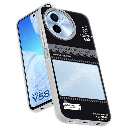 Designer Cover Case with Customizable Transparent Slot for Personalised Photos For Vivo Y58 5G