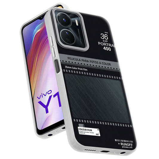 Designer Cover Case with Customizable Transparent Slot for Personalised Photos For Vivo Y16