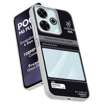 Designer Cover Case with Customizable Transparent Slot for Personalised Photos For Poco M6 Plus 5G