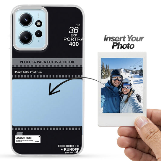 Designer Cover Case with Customizable Transparent Slot for Personalised Photos For Redmi Note 12 4G