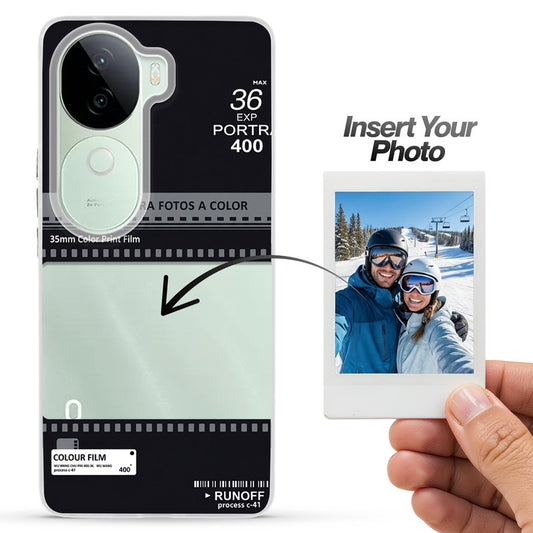 Designer Cover Case with Customizable Transparent Slot for Personalised Photos For iQOO Z9s 5G