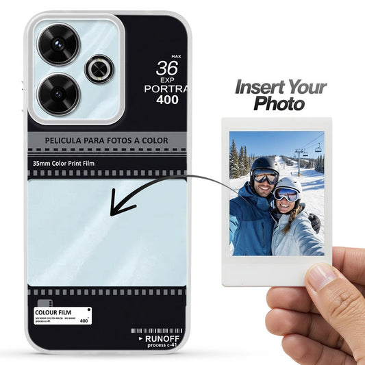 Designer Cover Case with Customizable Transparent Slot for Personalised Photos For Poco M6 Plus 5G