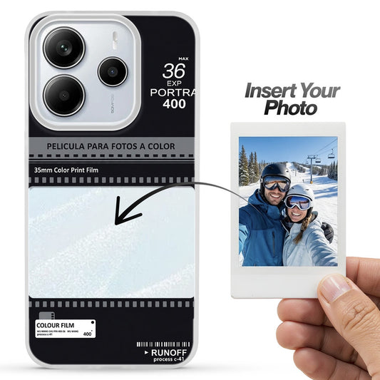 Designer Cover Case with Customizable Transparent Slot for Personalised Photos For Redmi Note 14 SE 5G