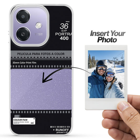 Designer Cover Case with Customizable Transparent Slot for Personalised Photos For Oppo A3 5G