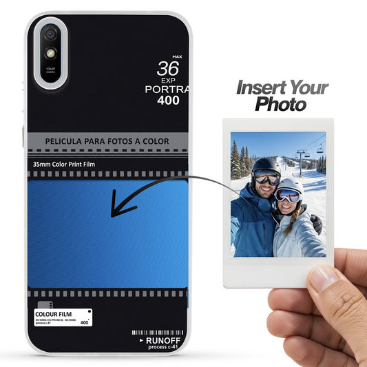 Designer Cover Case with Customizable Transparent Slot for Personalised Photos For Redmi 9A