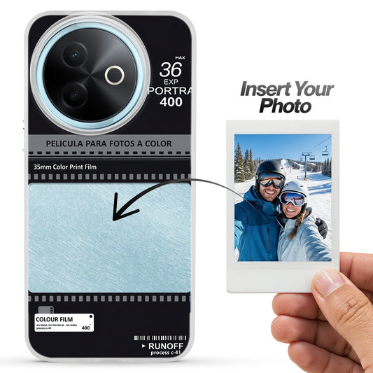 Designer Cover Case with Customizable Transparent Slot for Personalised Photos For Vivo Y39 5G