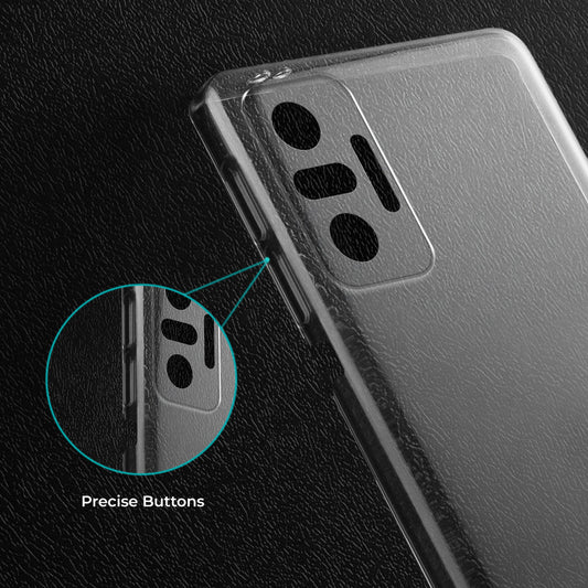 Crystal Clear Hard Back Anti-Yellowing Phone Case For Redmi Note 10S