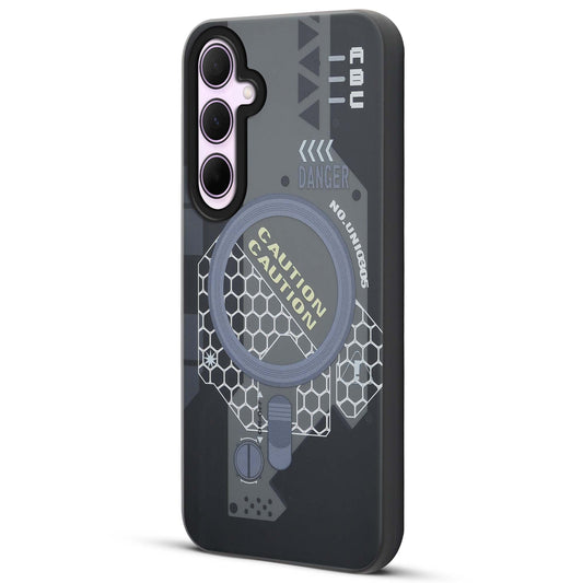 Mechanical Circuit Print Hard Back Cover For Samsung A35 5G