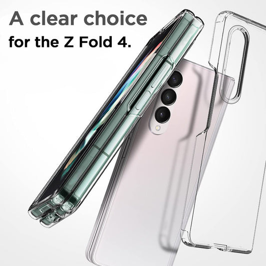 Crystal Clear Hard Back Anti-Yellowing Phone Case For Samsung Z Fold 4