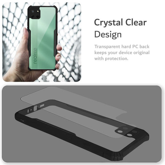 Premium Acrylic Transparent Back Cover for Realme C11 2021
