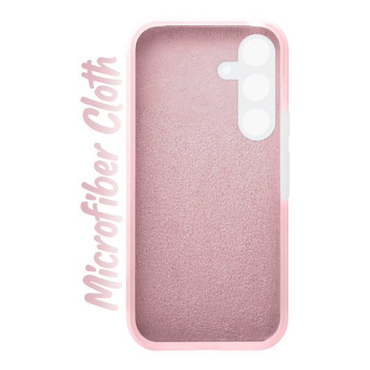 Smooth Touch Soft Silicone Back Case for Samsung S24 FE 5G with Camera Protection for a Sleek and Stylish Look