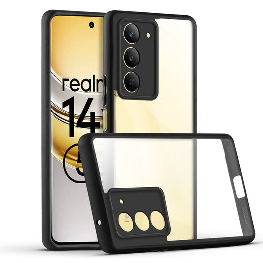 Soft Frame Clear Case For Realme 14x 5G